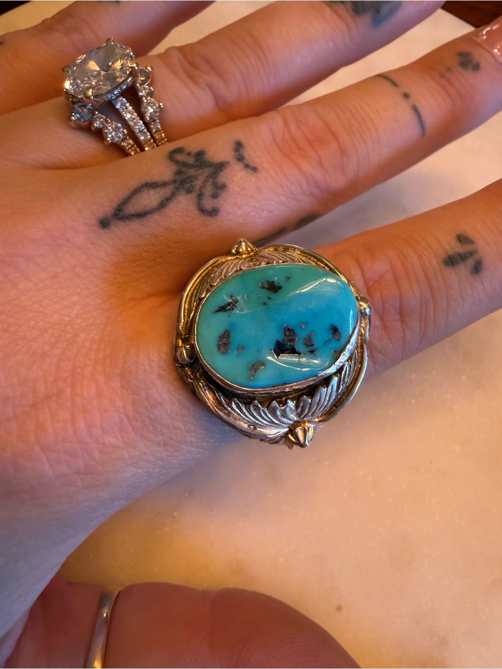 Patrick Yazzie, Navajo sterling silver ring